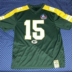 Rare Green Bay Packers Bart Starr #15 Hall of Fame Football Jersey Large